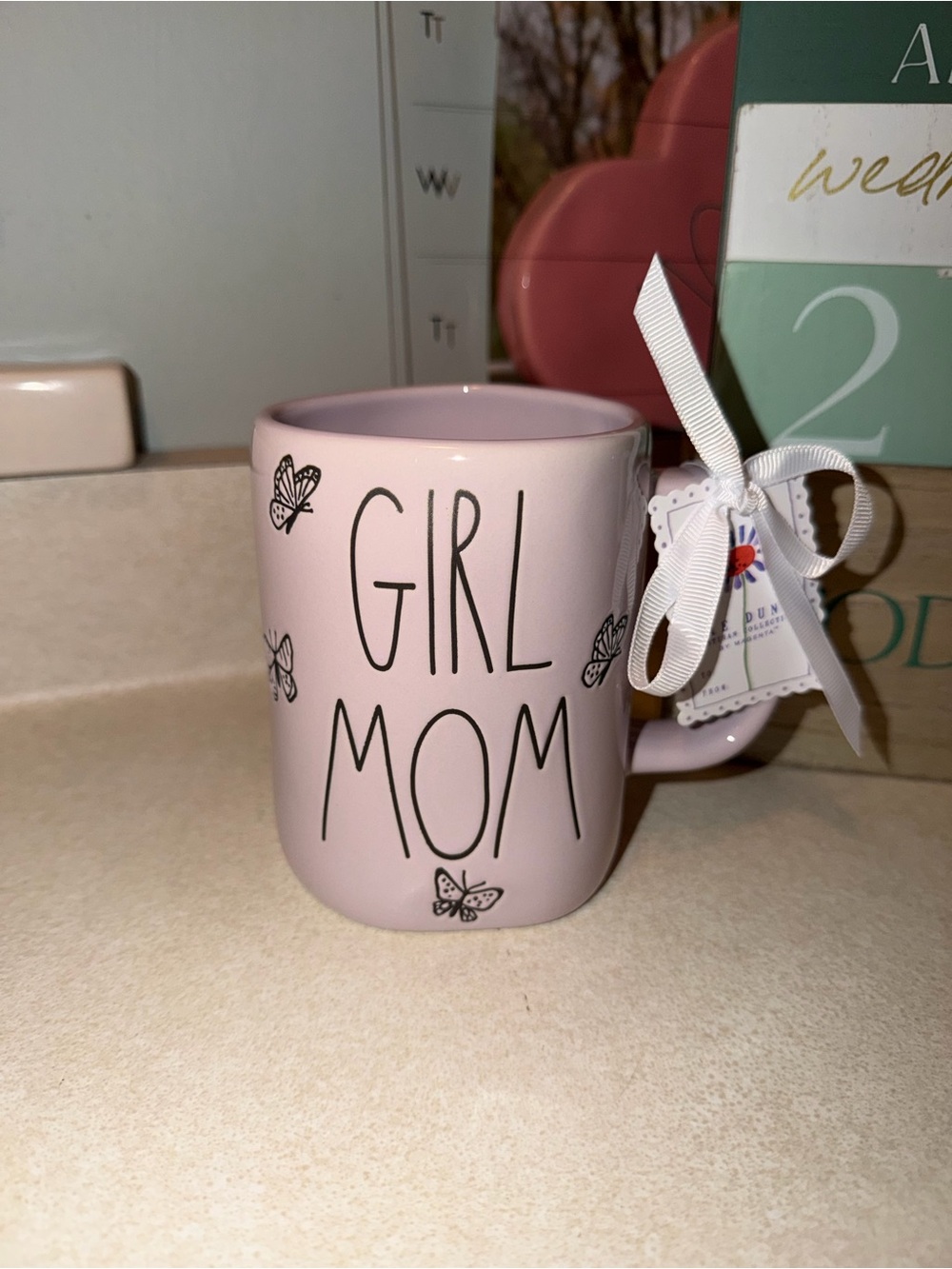 Rae Dunn girl mom mug - yes